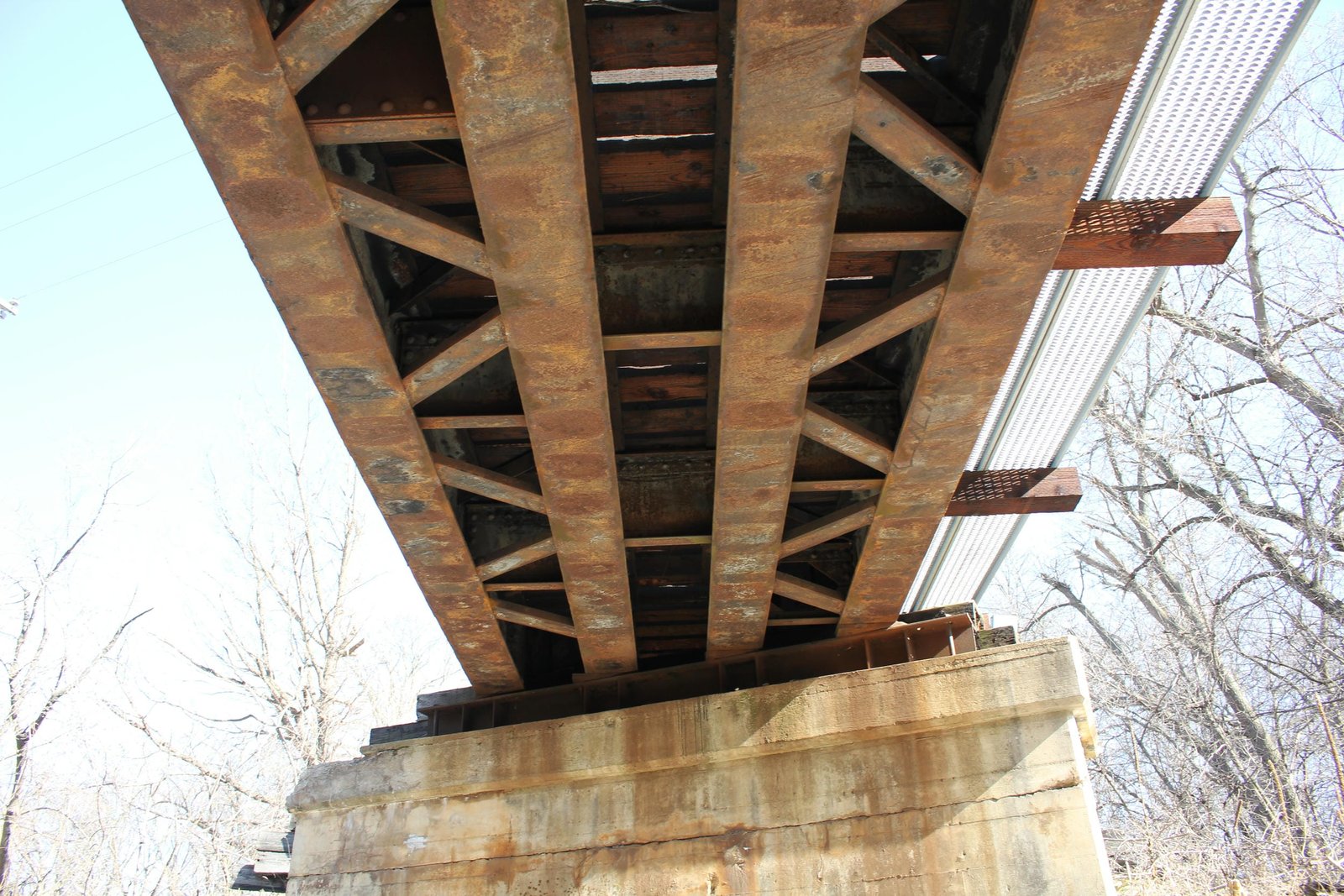 Under bridge